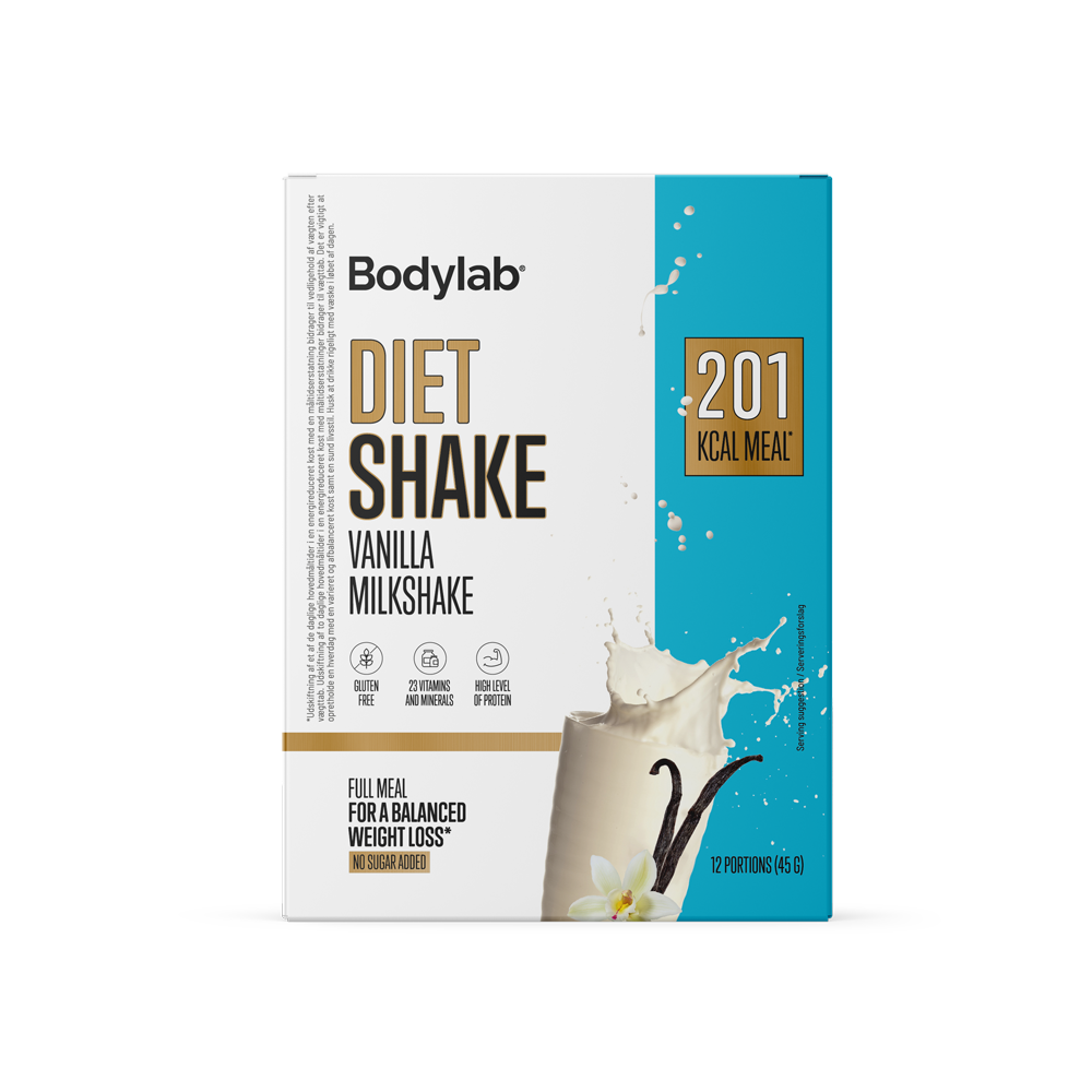 Bodylab Diet Shake (12 x 45 g) - Vanilla Milkshake