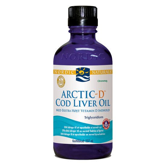 Nordic Naturals Arctic Cod Liver Oil m. d-vitamin - 237 ml