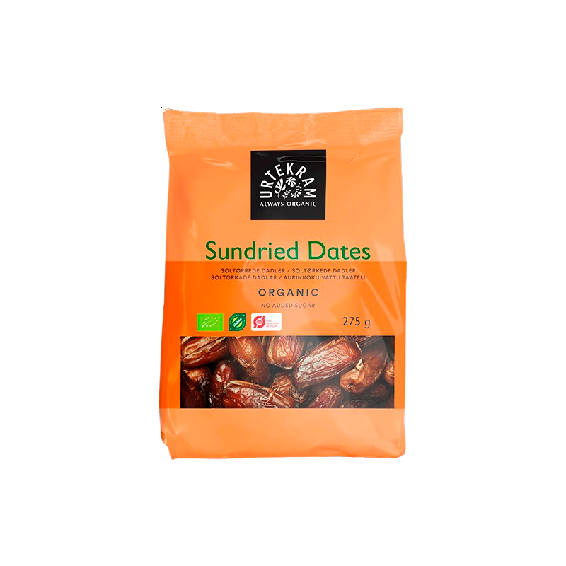 Urtekram Soltørrede Dadler Ø (275 g)