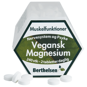 Berthelsen Vegansk Magnesium - 240 tabl.