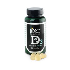 Bidro D-vitamin Mini 20 Âµg - 90 kaps.