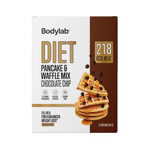Bodylab Diet Pancake & Waffle Mix Chocolate Chip - 12 x 55 g