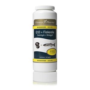 Fitness Pharma Q10 + Fiskeolie - 150 kaps.