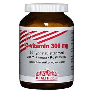 Health Care C-vitamin med acerola smag 300 mg - 90 stk.