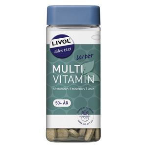 Livol Multivitamin 50+ urter - 150 tabl.