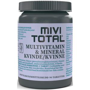 Mivitotal Multivitamin & Mineral, Kvinde - 90 tabl.