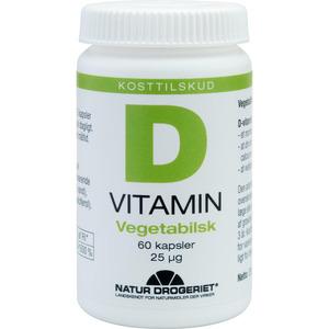Natur-Drogeriet D-vitamin 25 Âµg - 60 kaps.