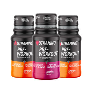 Nutramino Pre-Workout Shots - Bland Selv (12x 60ml)