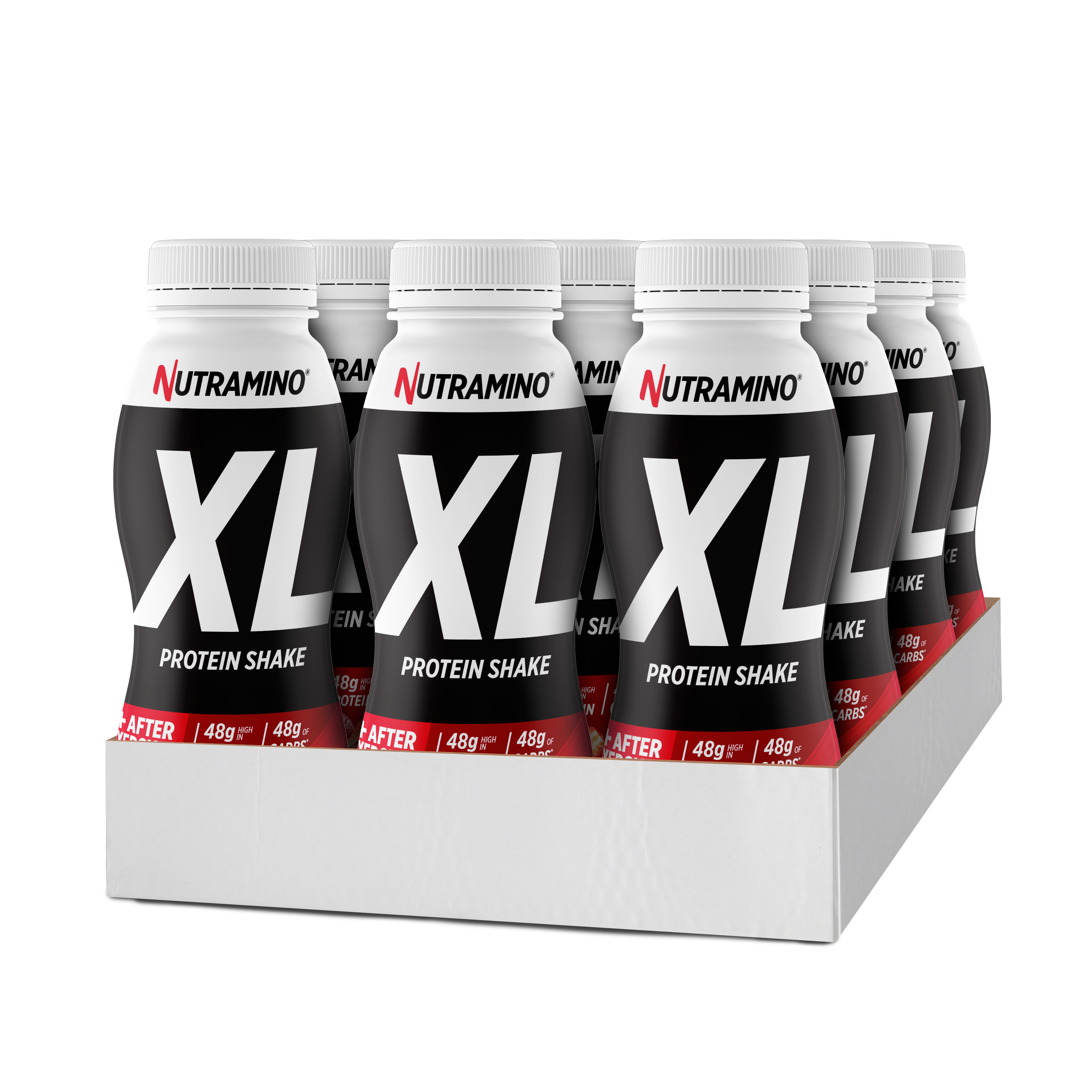Nutramino XL Protein Shake - Strawberry (12x 475ml)