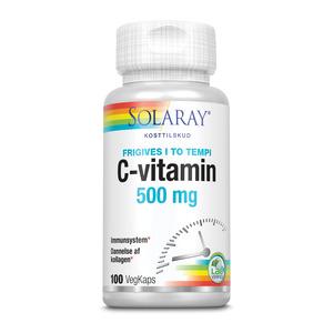 Solaray C-vitamin 500 mg - 100 kaps.