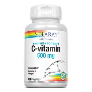 Solaray C-vitamin 500 mg - 180 kaps.