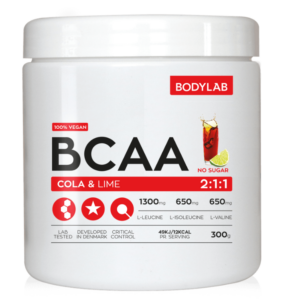 Bodylab BCAA Instant - Cola & Lime, 300g.