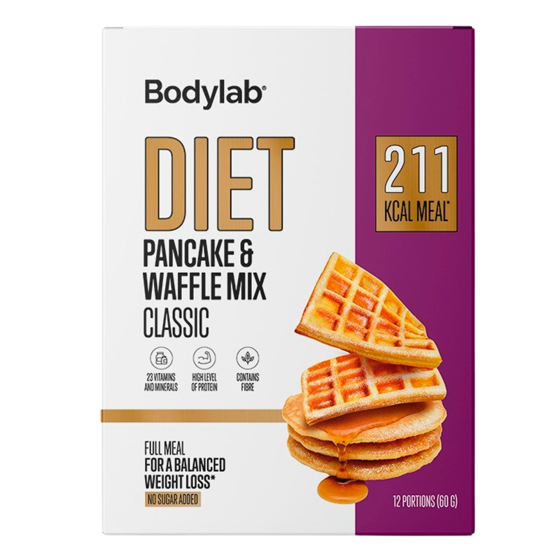Bodylab Diet Pancake & Waffle Mix Classic (12x60 g)