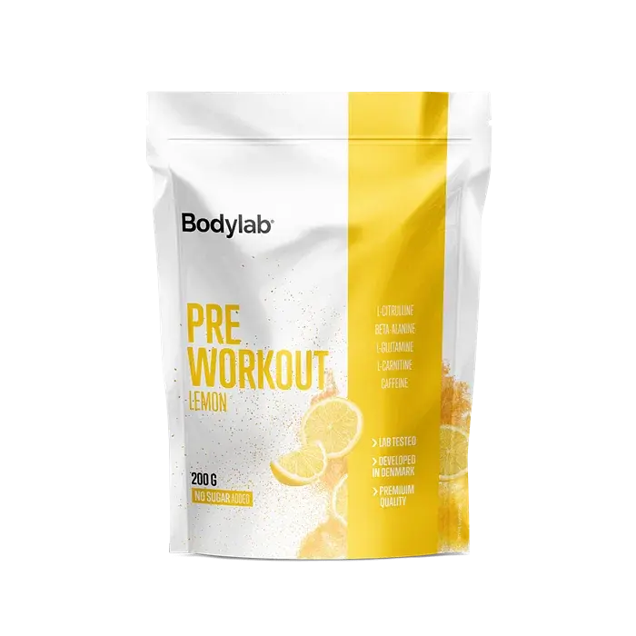 Bodylab Pre Workout - lemon, 200g