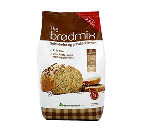 Brødmix, glutenfri Lowkarb-brød (1 kg)