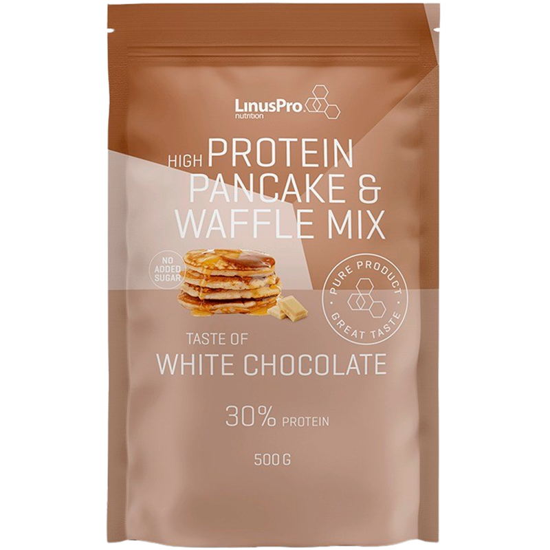 LinusPro Pandekage Mix Hvid Chokolade (500 g)