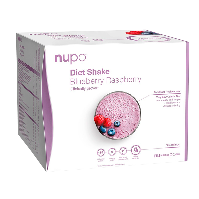 Nupo Diet Shake Blueberry Raspberry (30x32 g)