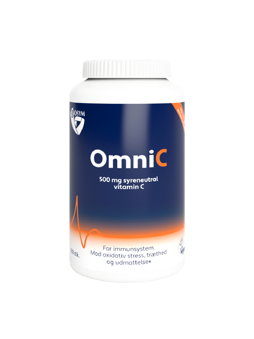 Omni C 500 mg C-vitamin - 180 tabletter.