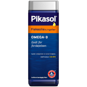 Pikasol Fiskeolie+Ingefær (110 stk)