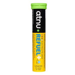 Atnu Refuel Elektrolyttabs Lemon+ m. koffein - 20 stk.