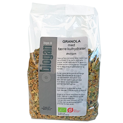 Biogan Granola Færre Kulhydrater Ø (400 g)