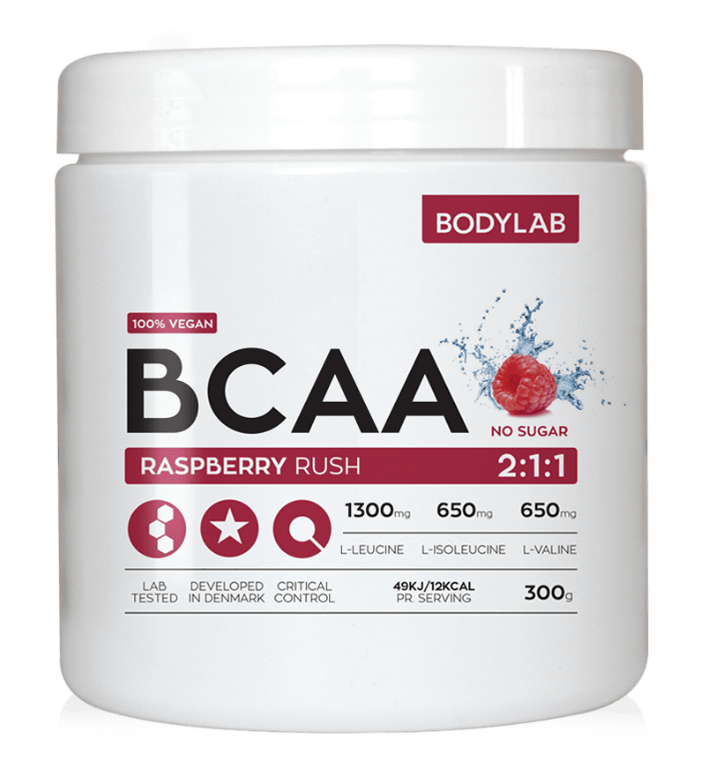 Bodylab BCAA Instant - Raspberry Rush, 300g.