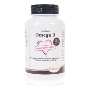 Camette Omega 3, højkoncentreret - 120 kapsler