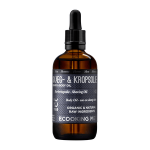 ECOOKING Mand Skæg- og Kropsolie - 100 ml.