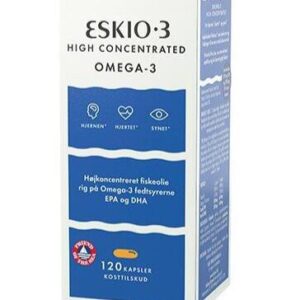 Eskio-3 High Concentrated omega-3, 120kap.