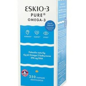 Eskio-3 fiskeolie 250 kapsler