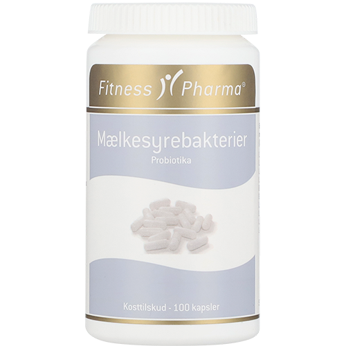 Fitness Pharma Mælkesyrebakterier Probiotika (100 kaps)