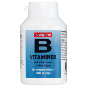 Lekaform B-Vitaminer (250 tabl)
