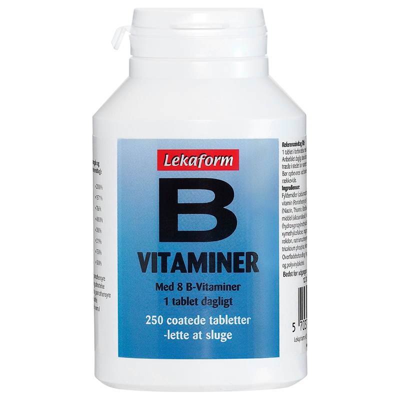 Lekaform B-Vitaminer (250 tabl)