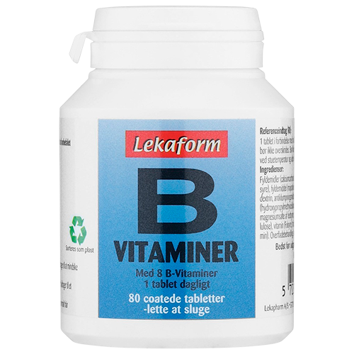 Lekaform B-Vitaminer (80 tabl)