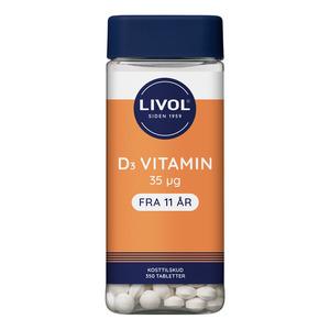Livol D-vitamin 35 Âµg - 350 tabl.