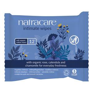 Natracare vådservietter intim hygiejne Ø - 12 stk.