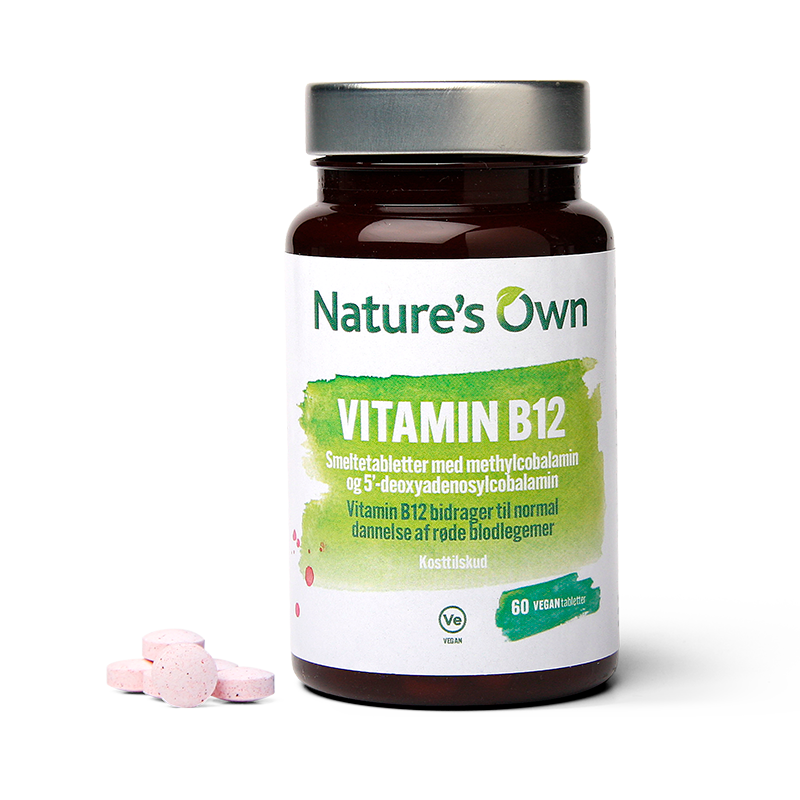Natures Own Vitamin B12 Vegan Smeltetablet (60 tabl)