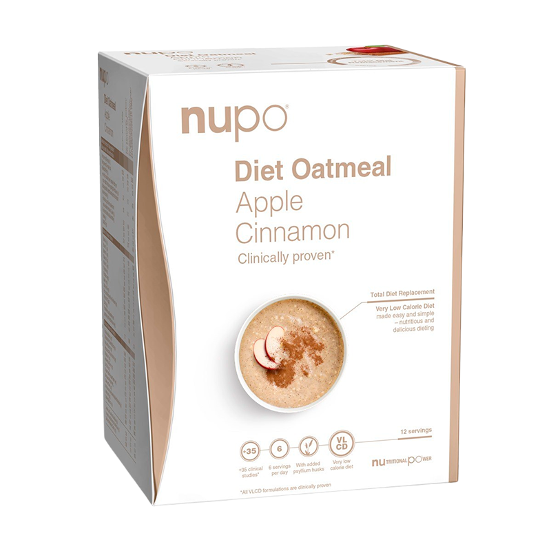 Nupo Diet Oatmeal Apple Cinnamon (12x32 g)