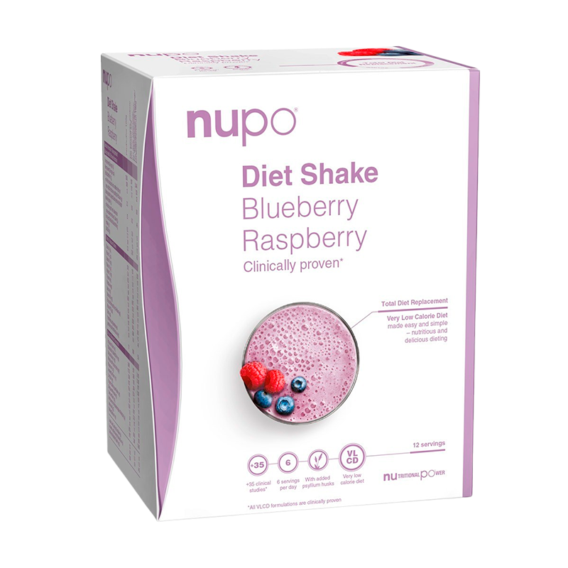 Nupo Diet Shake Blueberry Raspberry (12x32 g)
