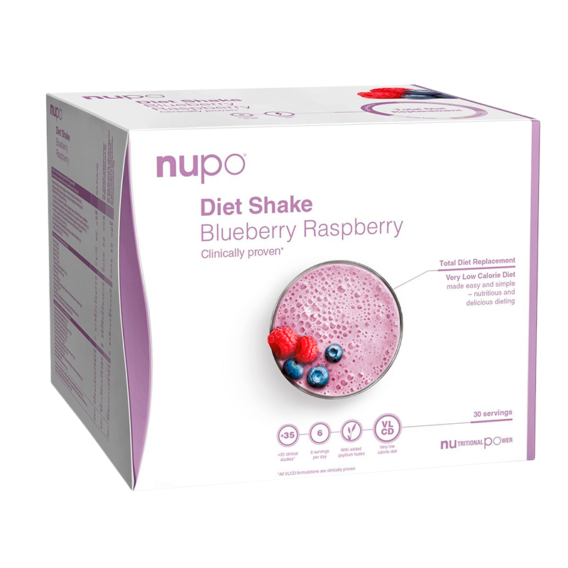 Nupo Diet Shake Blueberry Raspberry (30x32 g)