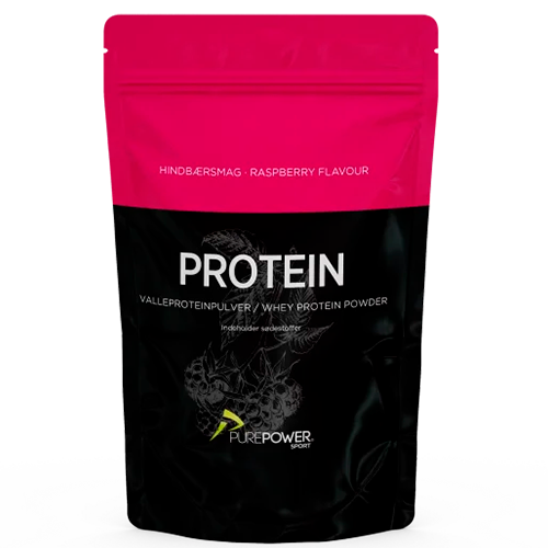 PurePower Proteinpulver Hindbær (400 g)