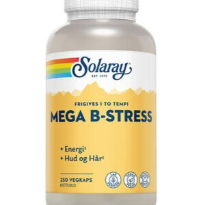 Solaray Mega B-stress - 250 kapsler