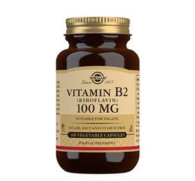 Solgar B2 vitamin 100 mg Riboflavin - 100 kapsler