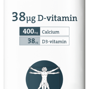Unikalk Calcium 38 µg D-vitamin - 180 tabl.