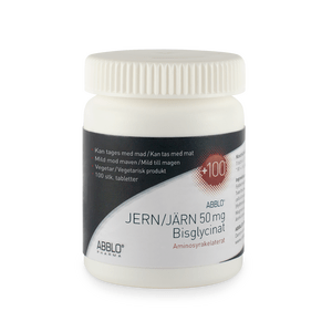 ABBLO Jern 50 mg - 100 tabl. jerntilskud
