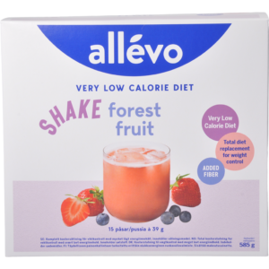Allevo Shake Skovbær VLCD - 15 stk
