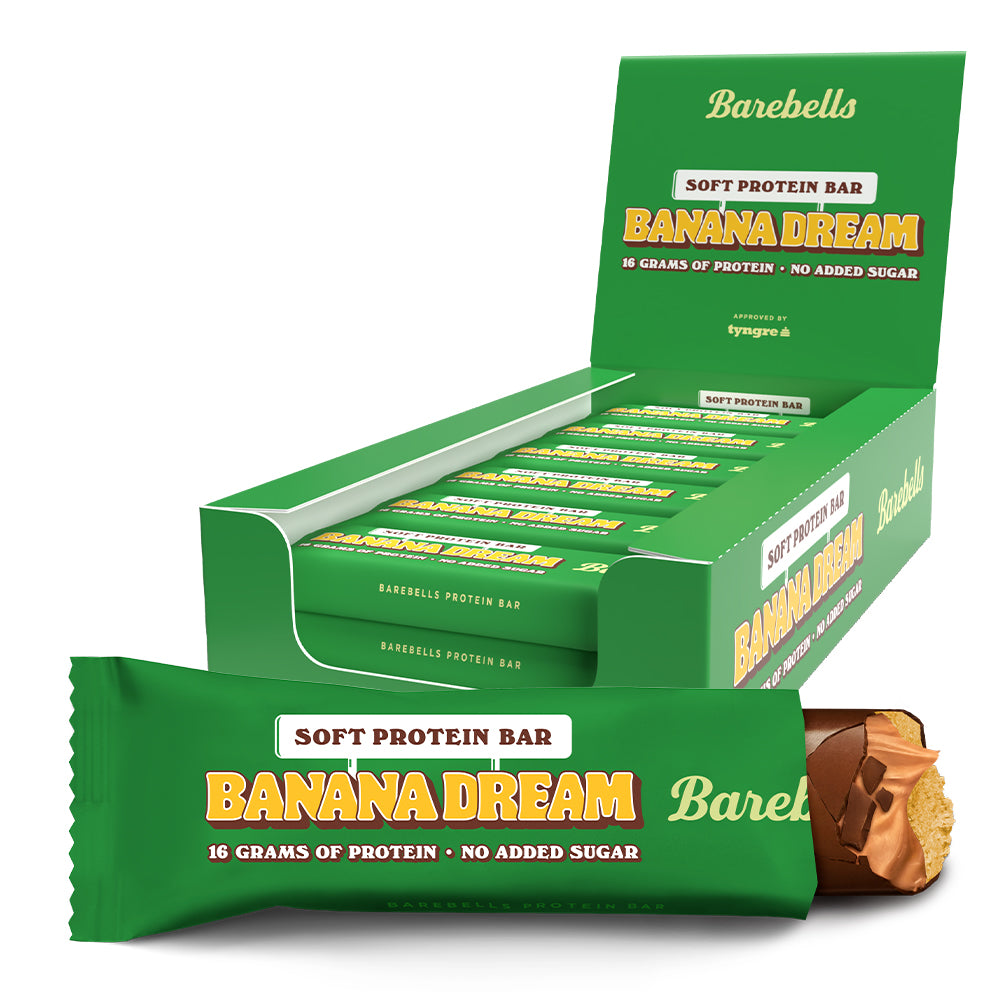 Barebells Soft Protein Bar - Banana Dream (12x 55g) - Proteinbarer