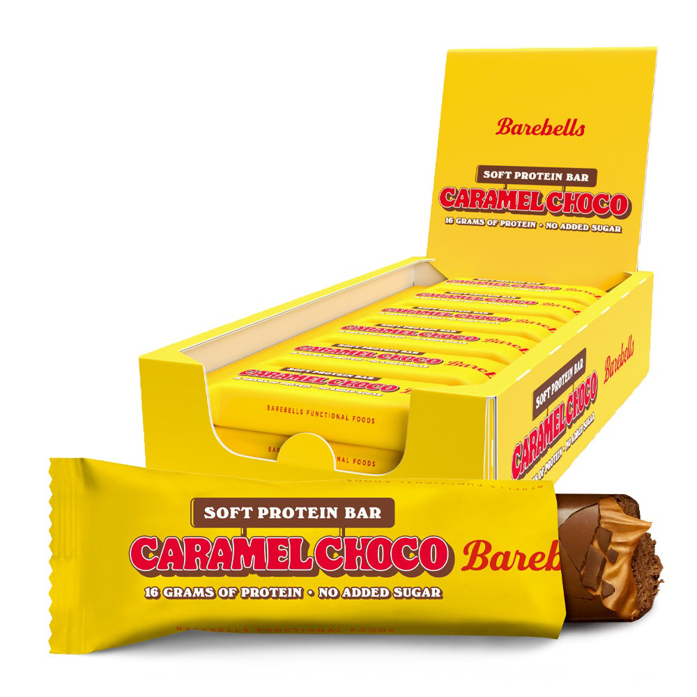 Barebells Soft Protein Bar - Caramel Choco (12x 55g) - Proteinbarer