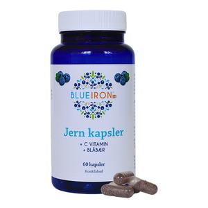 Blueiron Jern kapsler - 60 kaps. Jerntilskud mod jernmangel
