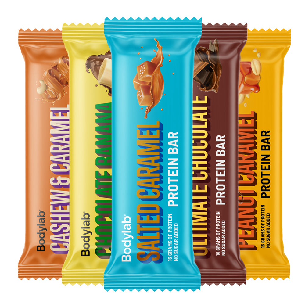 Bodylab Protein Bar - Bland Selv (12 stk) - Proteinbarer